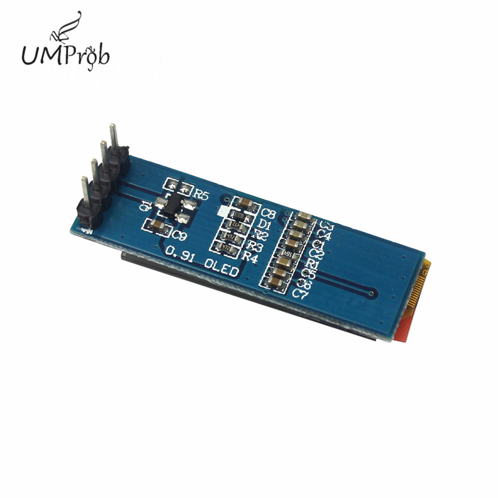 0.91 Inch 128x32 IIC I2C White - огляд і ціна Ssd1306