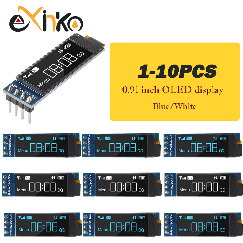 1-10pcs 0.91 inch OLED Display - огляд і ціна Oled Display 0.96
