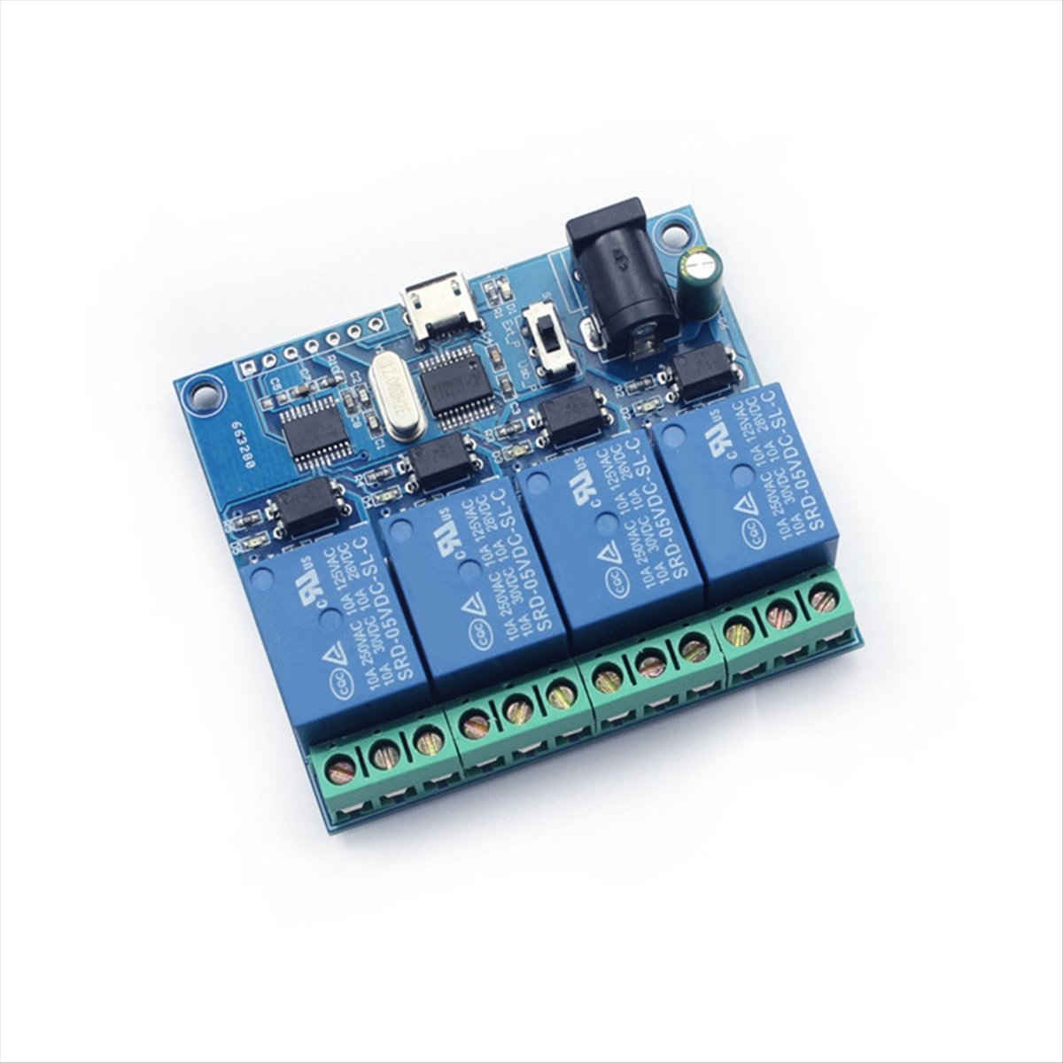 AT42 4 Channel USB Relay Modul - огляд і ціна Relay Module 4 Channel