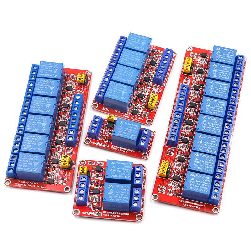 1/2/4/8-channel 5v/12v/24v Rel - огляд і ціна Relay Module 4 Channel