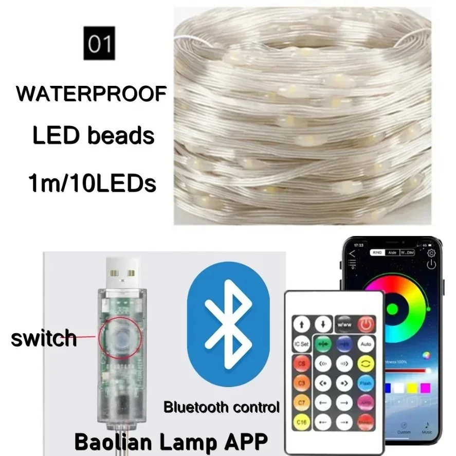 5-20m WS2812B RGB LED Fairy St - огляд і ціна Ws2812B