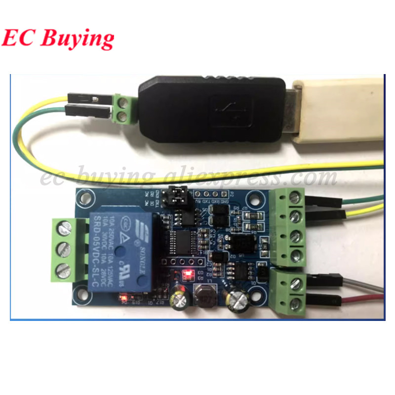 Modbus RTU Relay Module 1 2 4  - огляд і ціна Relay Module 4 Channel