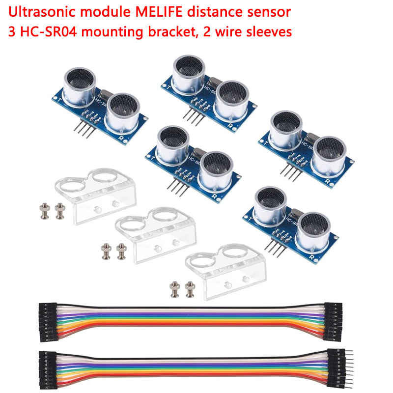 5 ultrasonic modules, MELIFE d - огляд і ціна Ultrasonic Sensor Hc-Sr04