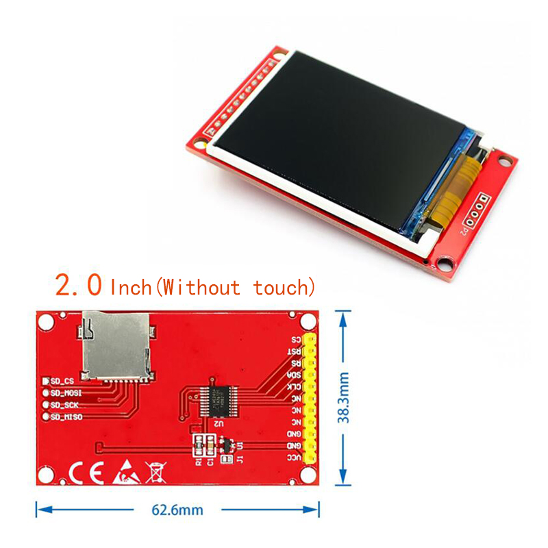 1.44/1.8/2.0/2.2/2.8 Inch TFT  - огляд і ціна Ili9341
