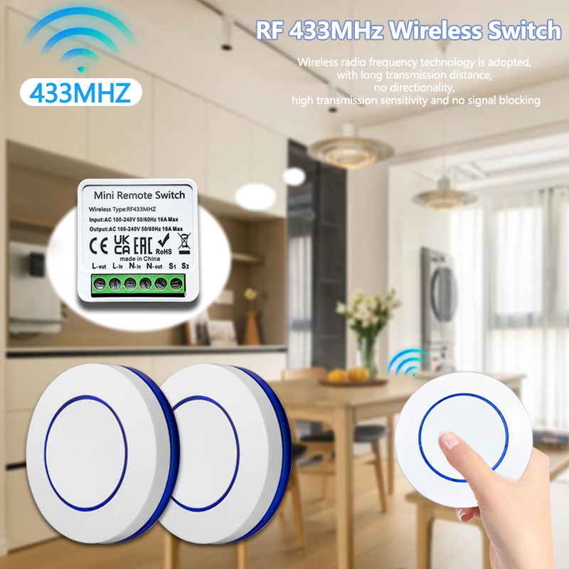 433HMz Wireless Light Switch 1 - огляд і ціна Ir Remote Module