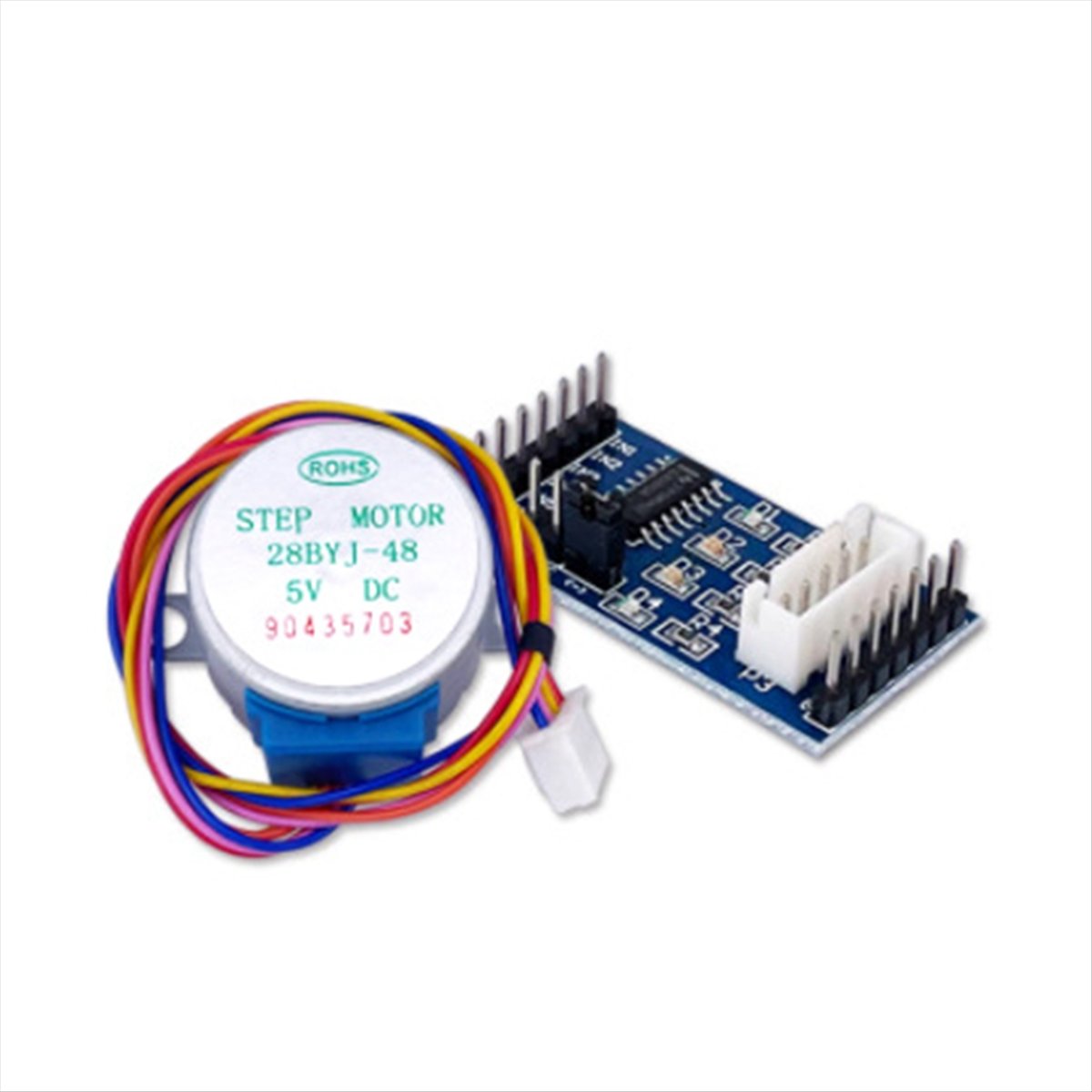 【Motor Parts】 28BYJ-48 Geared  - огляд і ціна Stepper Motor 28Byj