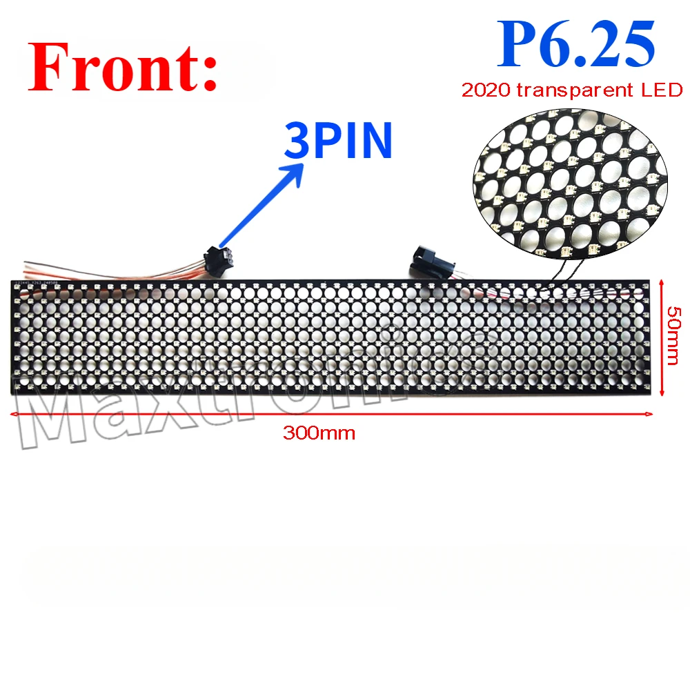 WS2812B LED Transparent Screen - огляд і ціна Ws2812B