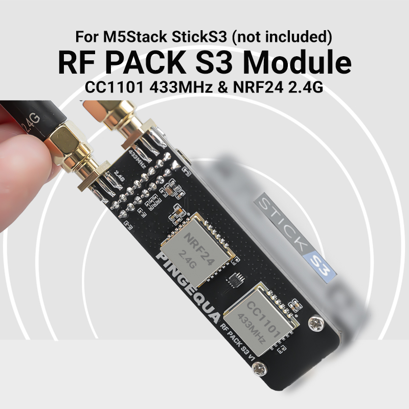 M5Stack StickS3 Dual-Band Modu - огляд і ціна Nrf24L01