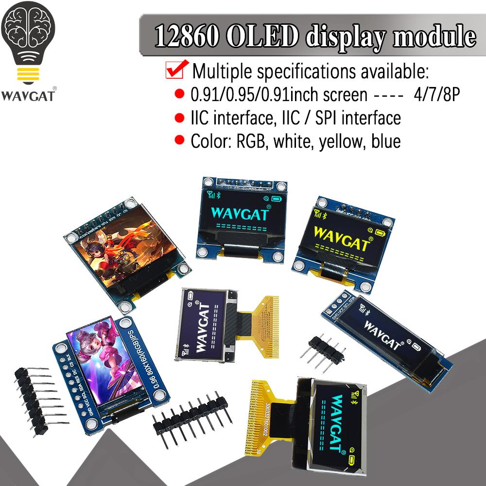 White Yellow Blue Color 4Pin 7 - огляд і ціна Oled Display 0.96