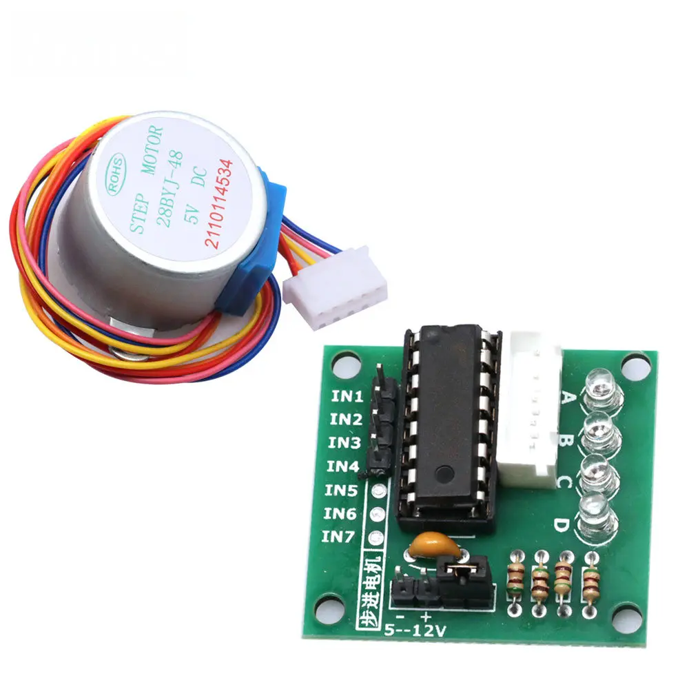 ULN2003 Driver  28BYJ-48 5V 4- - огляд і ціна Stepper Motor 28Byj