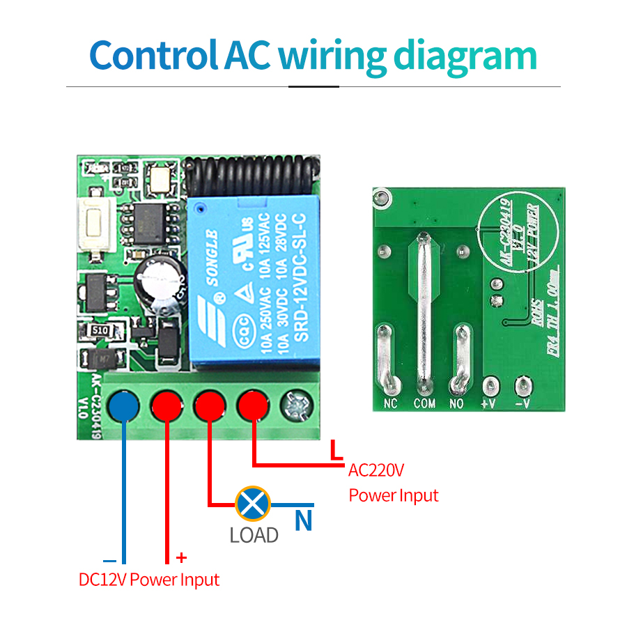 433MHz DIY Wireless Switch DC1 - огляд і ціна Ir Remote Module