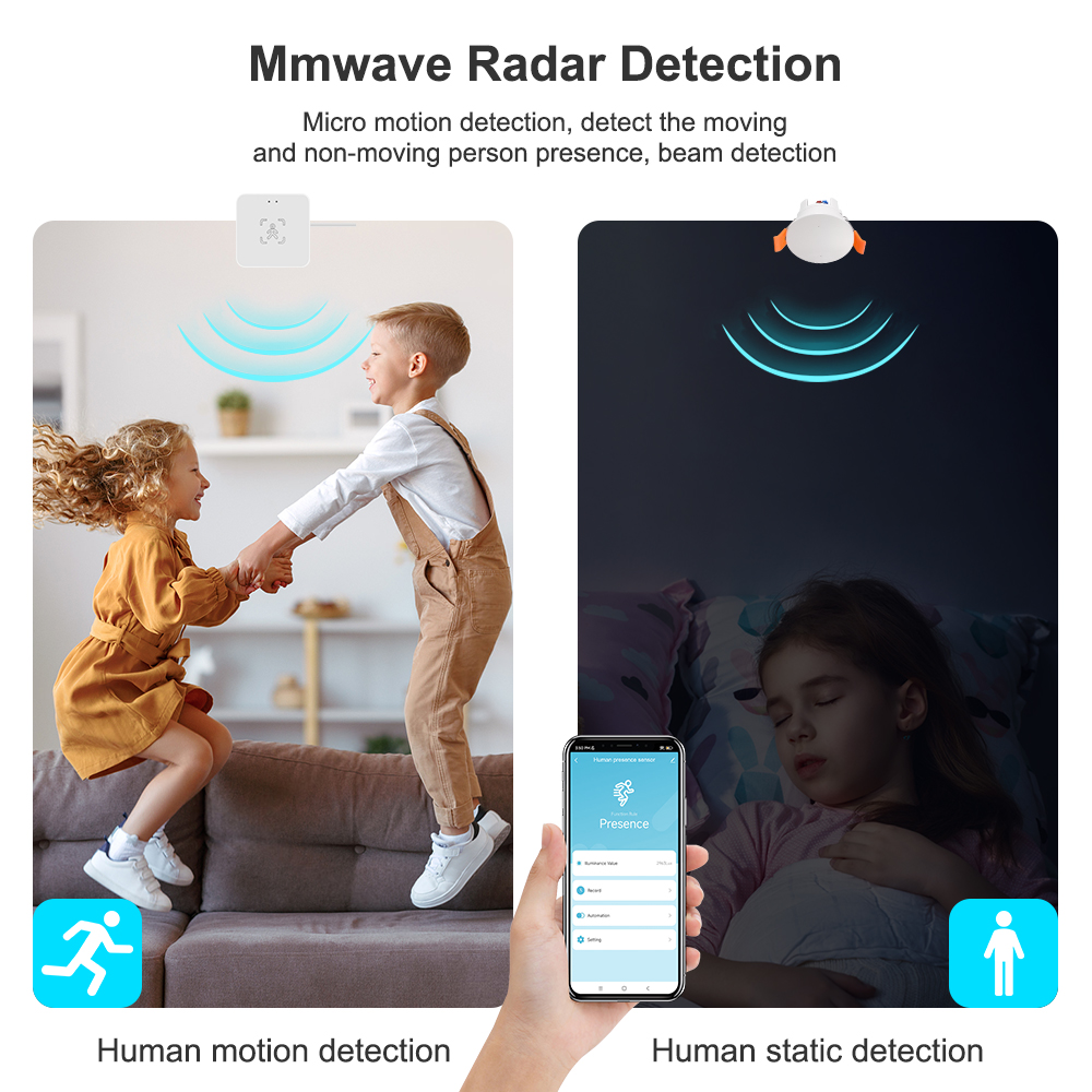 ZigBee MmWave Radar Human Pres - огляд і ціна Pir Motion Sensor