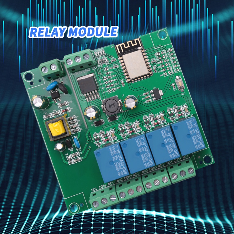 ESP8266 Wireless WIFI 4 Channe - огляд і ціна Relay Module 4 Channel