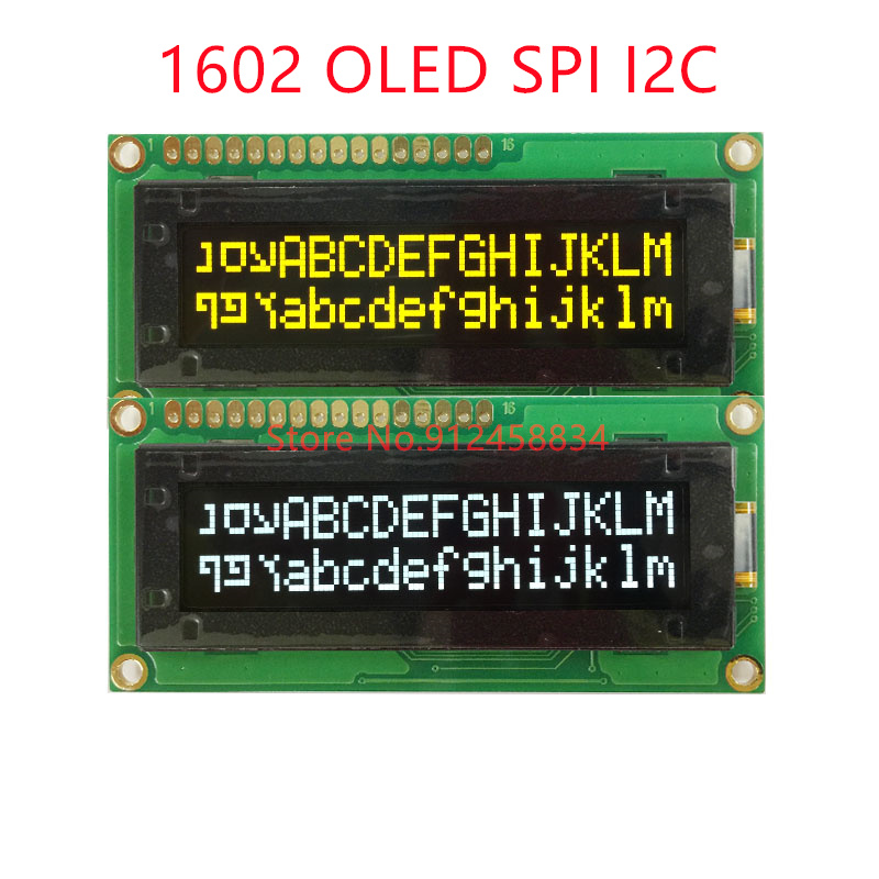 1602 16X2 OLED SPI I2C 3.3v or - огляд і ціна Lcd 1602
