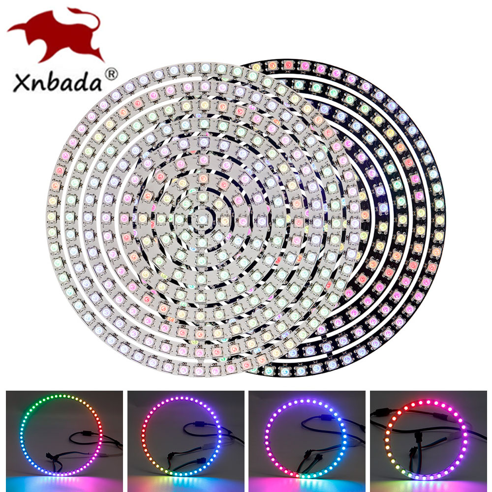 WS2812B RGBIC LED Ring Individ - огляд і ціна Neopixel
