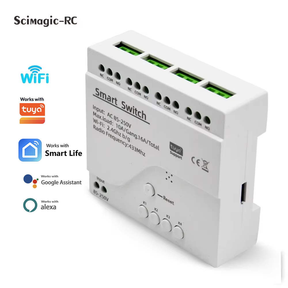 Smart Switch 4CH Relay Module  - огляд і ціна Relay Module 4 Channel