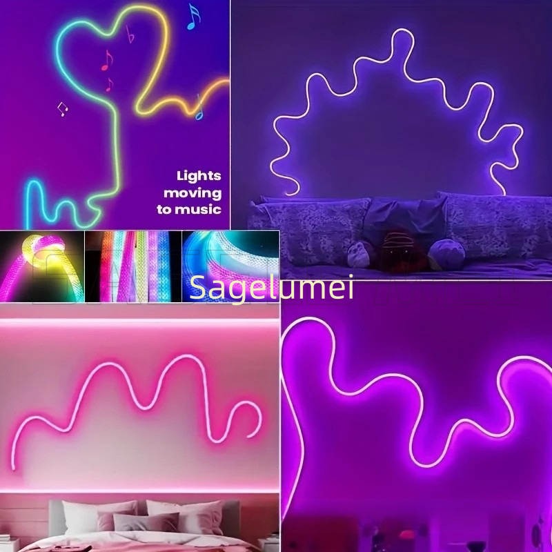 360 Glow Round RGB Neon LED Wo - огляд і ціна Ws2812B