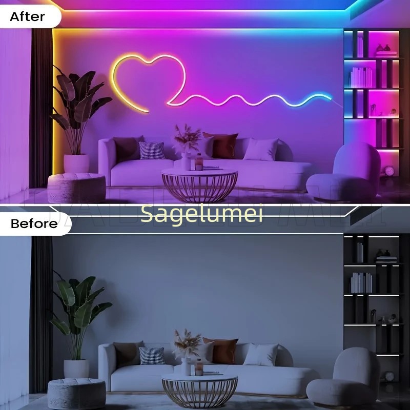 360 Glow Round RGB Neon LED Wo - огляд і ціна Ws2812B
