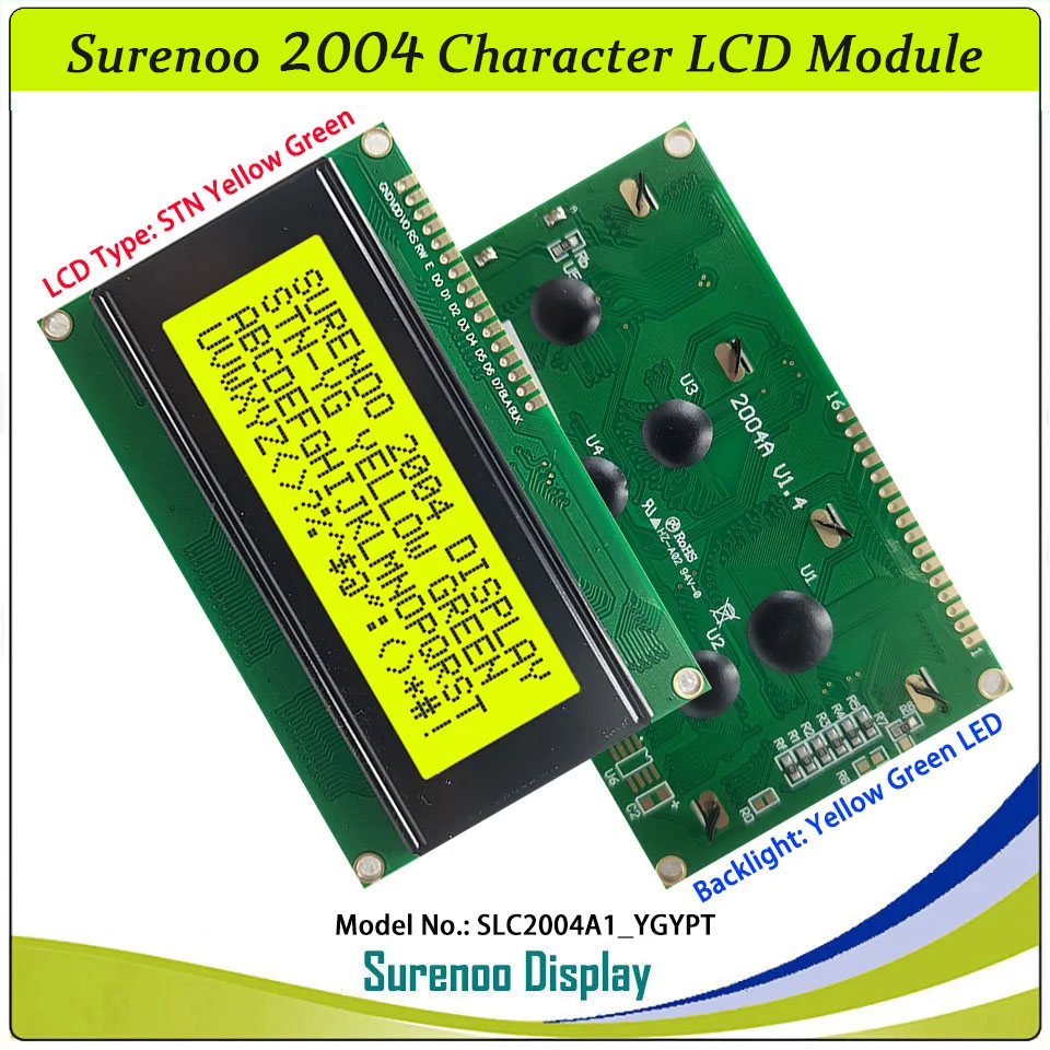Surenoo 204 20X4 2004 Characte - огляд і ціна Lcd 1602