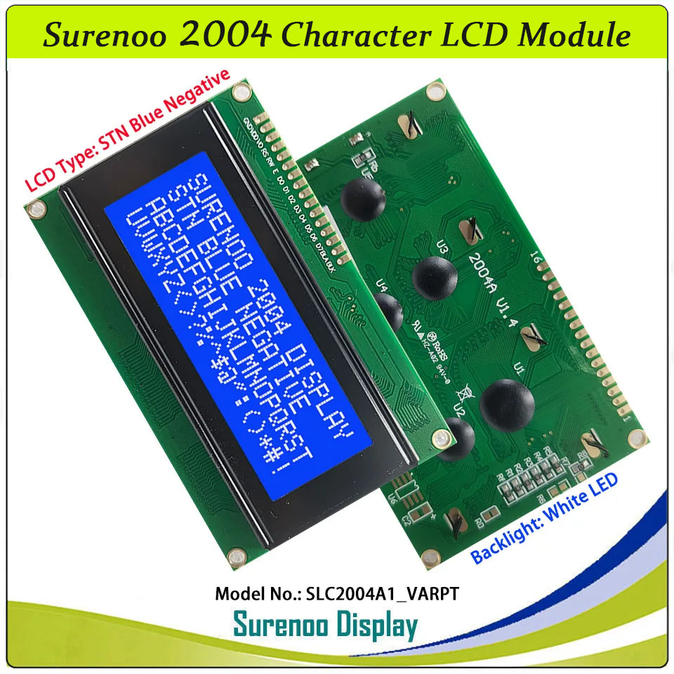 Surenoo 204 20X4 2004 Characte - огляд і ціна Lcd 1602